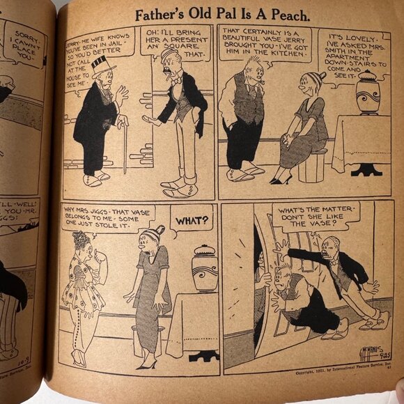 Bringing Up Father Geo McManus 4th Series Comic Book 1921 Humor Satire Antique - Picture 13 of 13